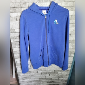 Adidas Size Medium Zip up hooded sweatshirt‎